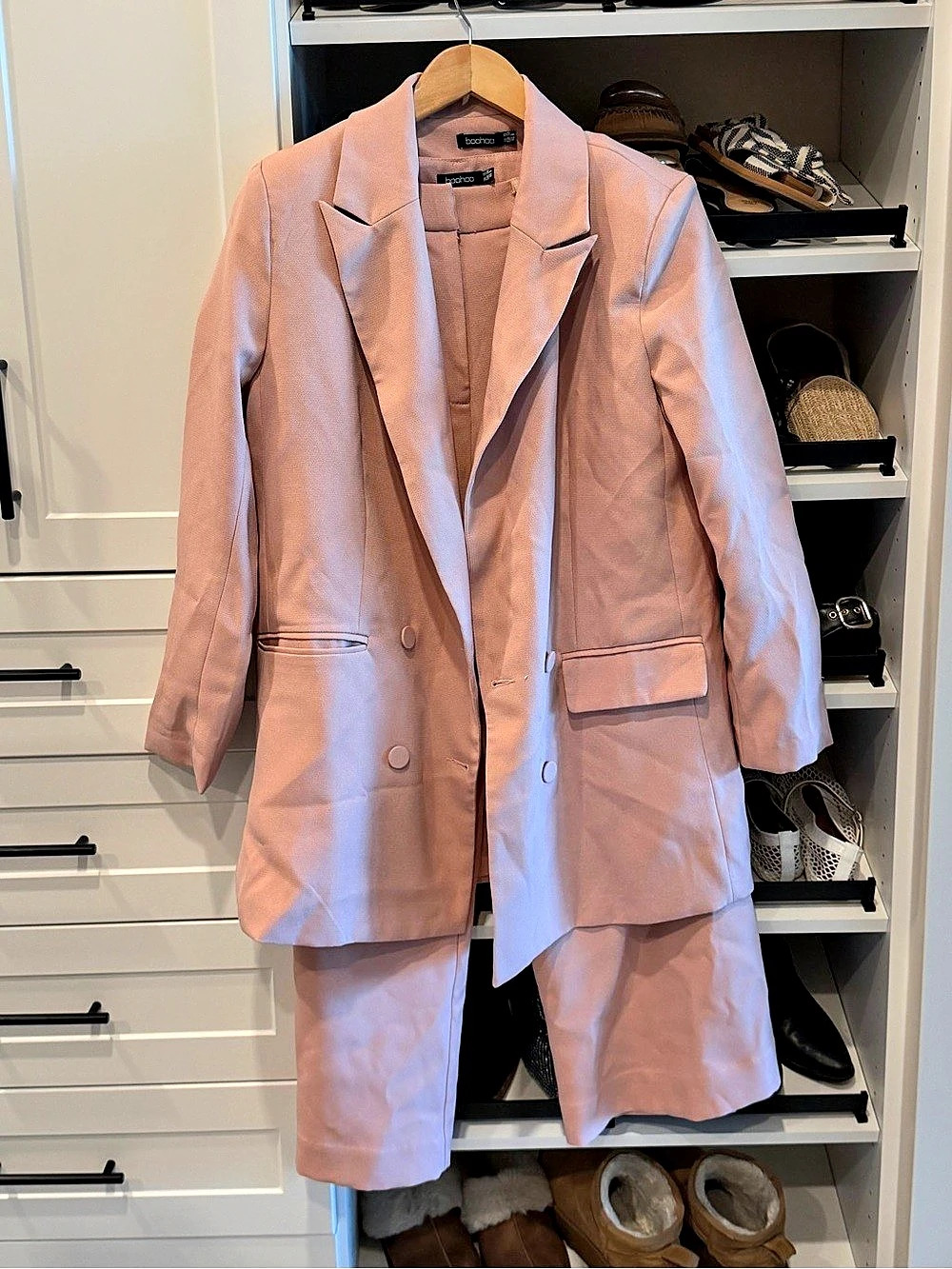 Boohoo Pink Pantsuit